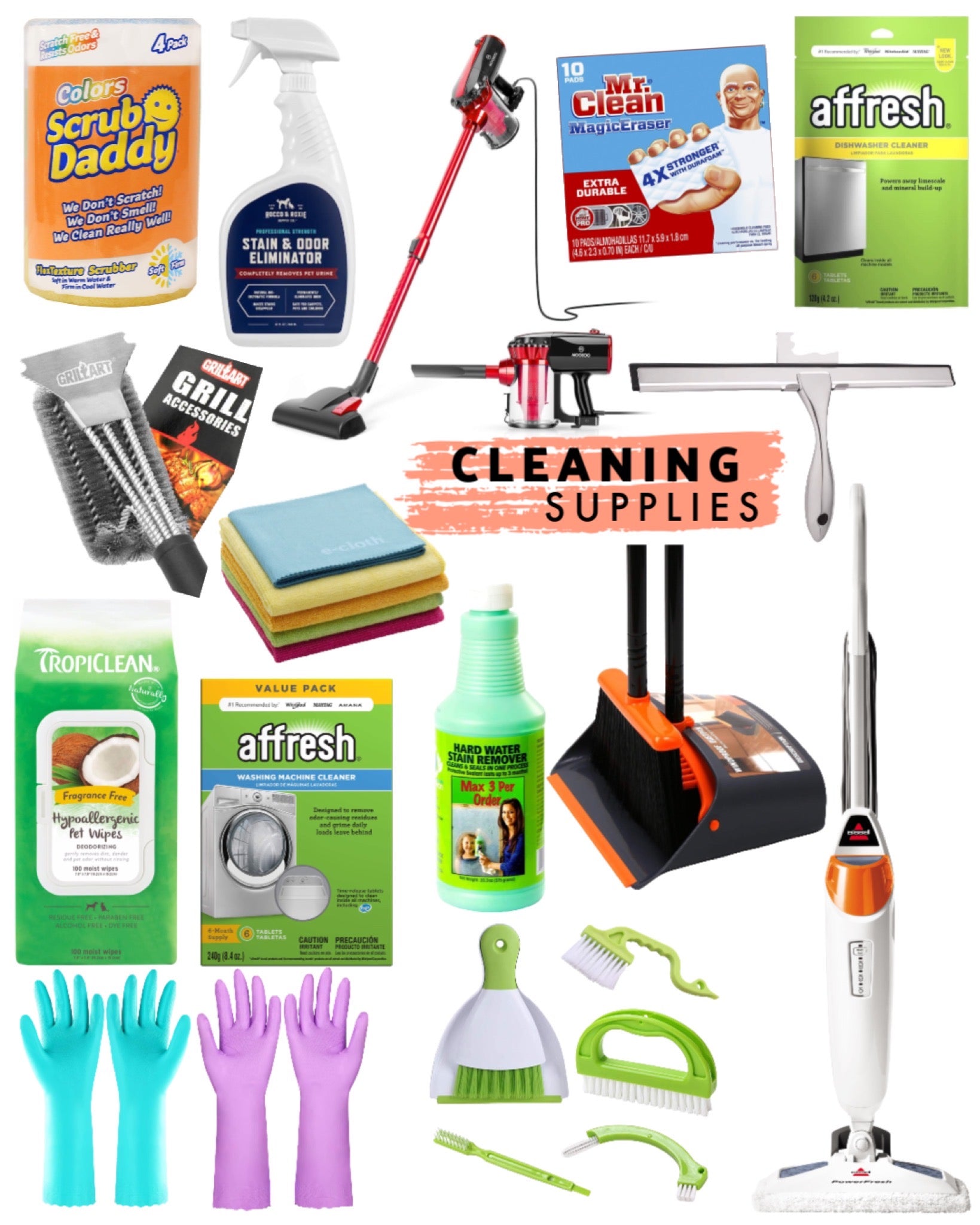cleaning supplies